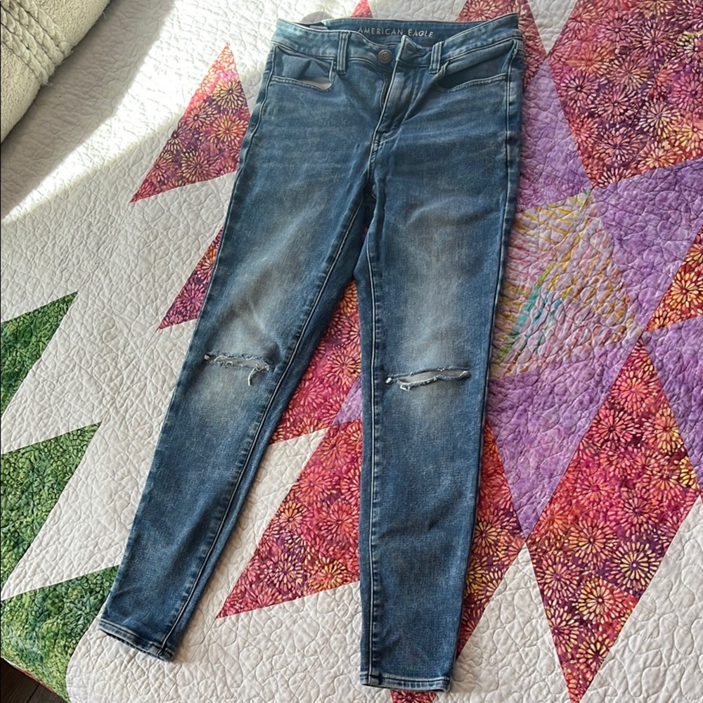 American Eagle Outfitters Women's Blue Jeans